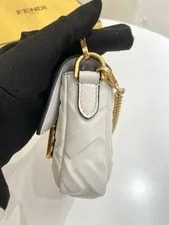 Authentic Pre‑owned Fendi Mini Baguette Embossed 4