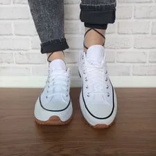 ⭐Converse Run Star Hike Platform Sz 8.5 Shoes 168817C 4