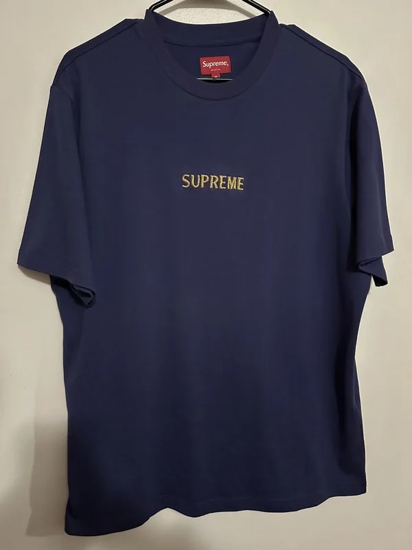 Supreme — Supreme Bullion Logo S/S Top Tee — streetwear — resale