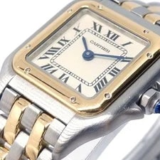 Cartier Panthere SM 2-Row Ref.66921 Quartz Watch 18KYG SS 178548 3