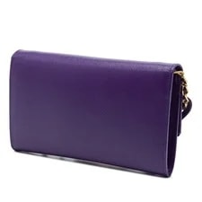 Prada Sound Lock Wallet on Chain Crossbody Dark 2