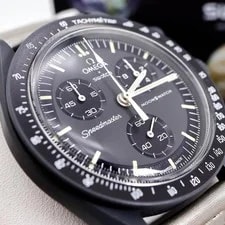 Working OMEGA×swatch Mercury Moonswatch 3201 2
