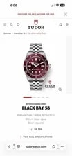 2026 Tudor Black Bay 58 Burgundy Jubilee 39mm 5-Link Red M7939A1A0RU-0001 3