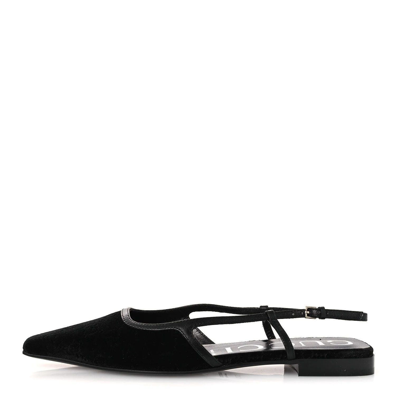Gucci — GG Slingback Ballet 37.5 — Designer Shoe — resale