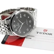 Tudor 1926 91550 Date 6P Diamond Black Dial Automatic Watch_920855 2
