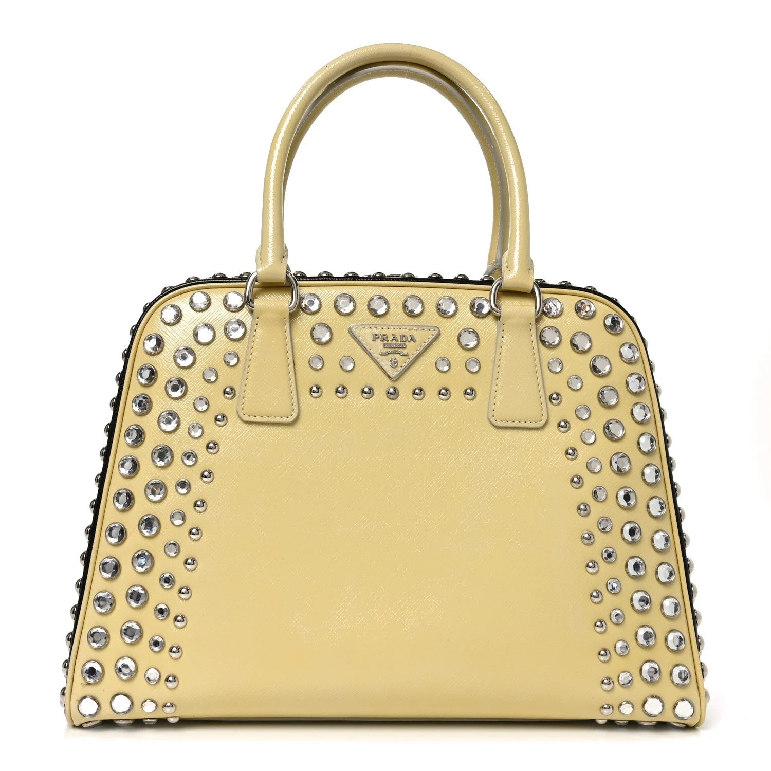 Prada — Lux Pyramid Talco — Handbag — resale