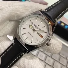 Jaeger-lecoultre Club Automatic Analog No Box Black Leather 2