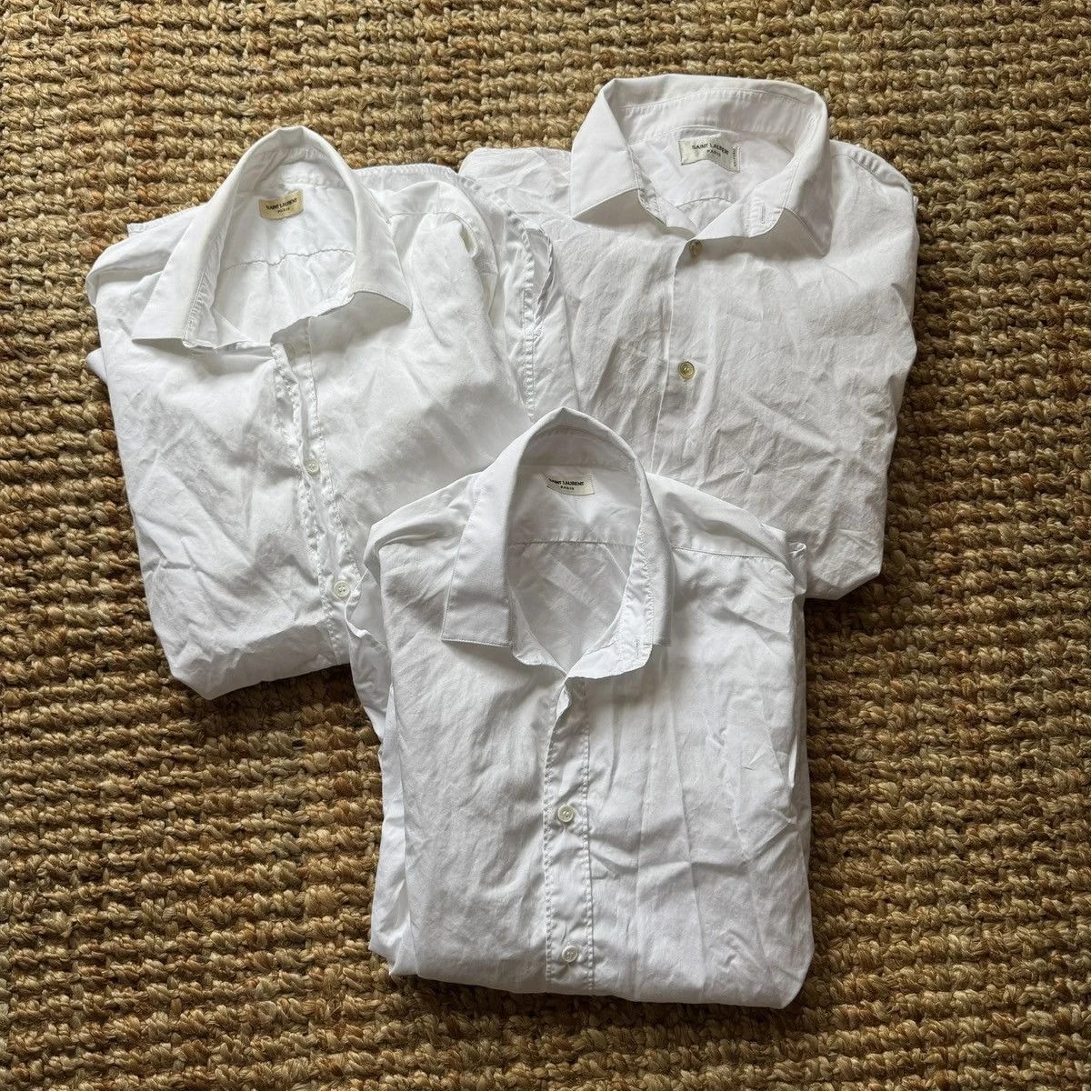 Saint Laurent Paris — Saint Laurent Paris SLP 3 Poplin Dress Shirts — streetwear — resale