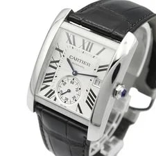 Cartier Tank MC W5330003 44mm Silver Dial #TGW191 3