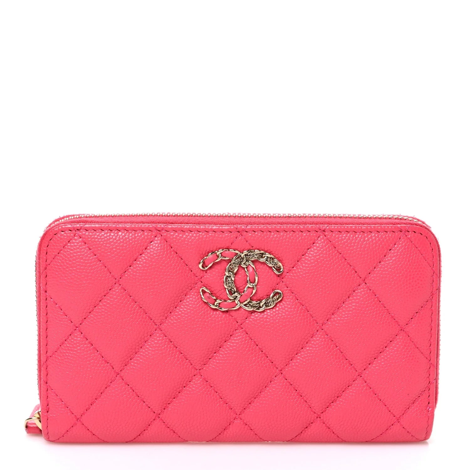 Chanel — Small French New Wave Zip Around Wallet — Accessory — resale