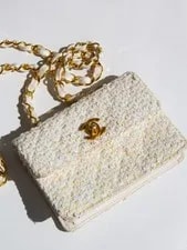 Chanel S/S 1991 Iridescent Sequin Flap 2