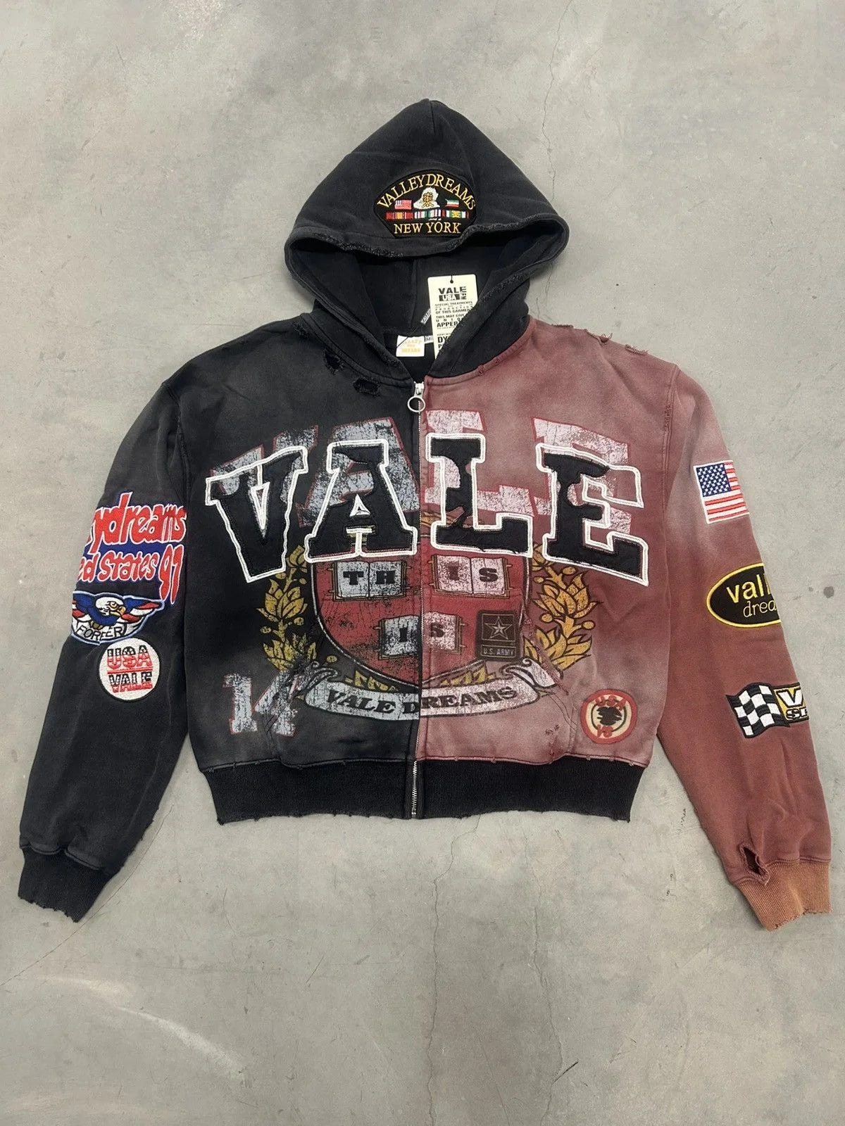 Vale Forever Valley Dreams Two-Face Zip Up Hoodie 4