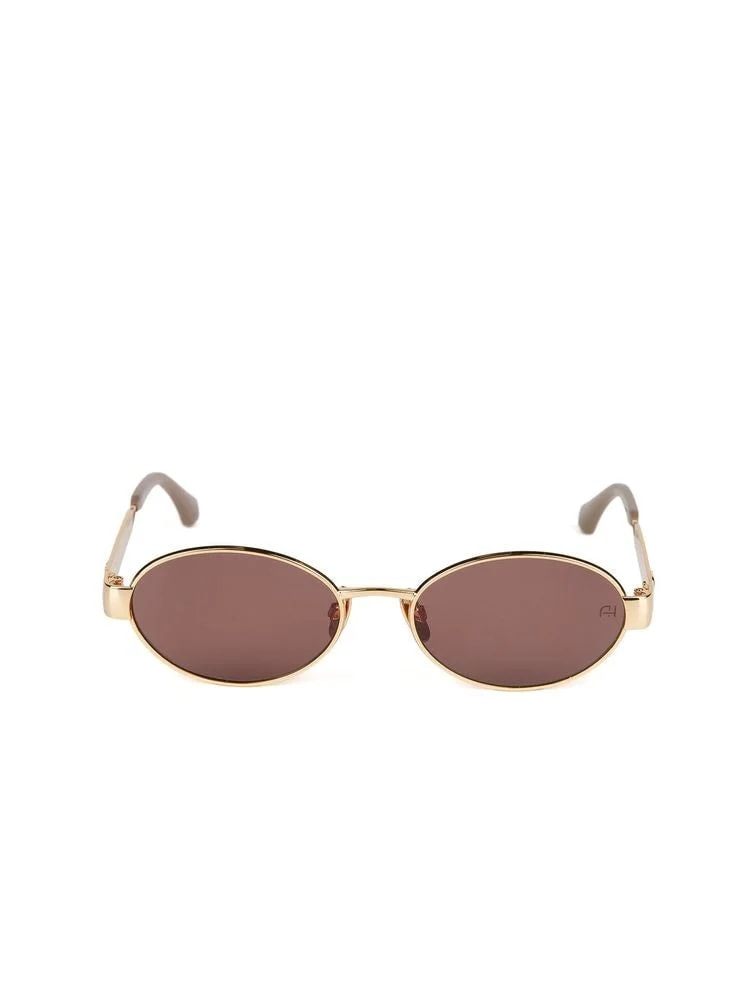 Ana Hickmann Ah3341 Metal Frame Oval Sunglasses — 2