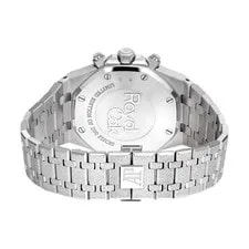 Audemars Piguet Royal Oak 41MM Purple Index Hour Markers Dial White Gold 4