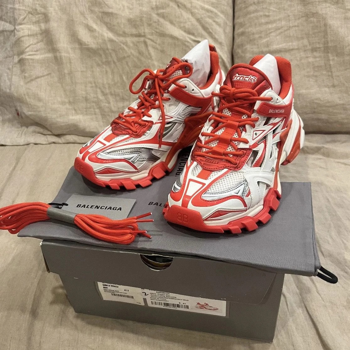 Balenciaga — $1200 Balenciaga Track.2 Runners — Sneaker — resale
