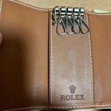 Cosmograph Key Case 4 Series Key Brown Leather Rolex 3