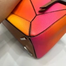 Loewe Medium Puzzle - - Grained Calf Top-Handle Cros 4