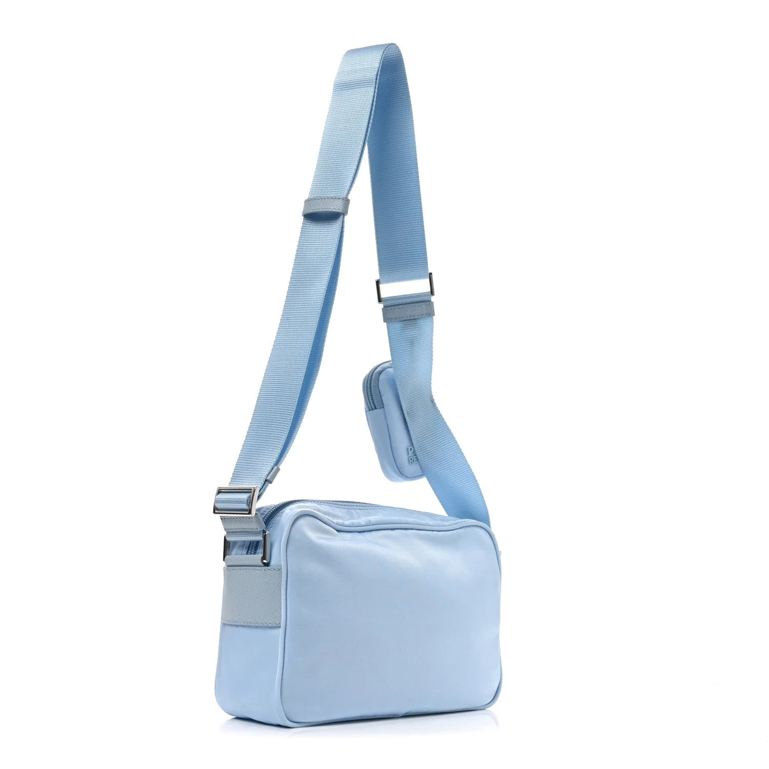 Vela Pocket Double Zip Celeste 3