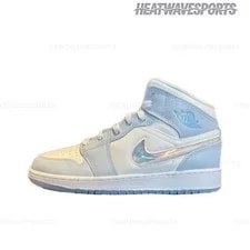 Air Jordan — Air Jordan 1 Mid SE GS 'Glitter Swoosh' FQ9117-400 New Sizes — Sneaker — resale