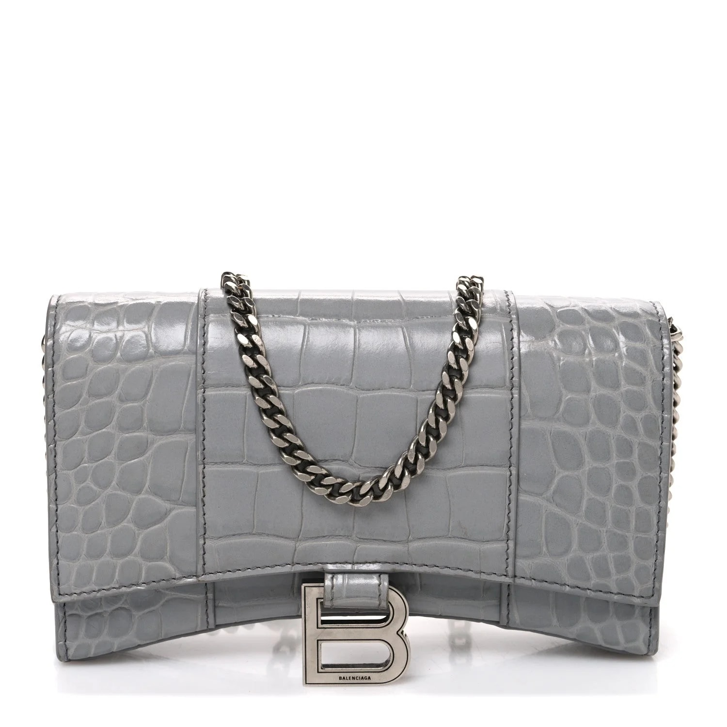 Balenciaga — Shiny Embossed Hourglass Chain Balenciaga — Handbag — resale