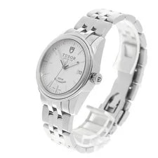 Tudor Glamour 55000 Silver Automatic SS Grammer Date 2