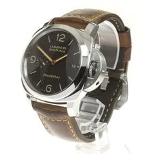 Panerai — Officine Panerai Luminor Marina 1950 PAM00608 45mm SS Black Dial #C3503 — Watch — resale