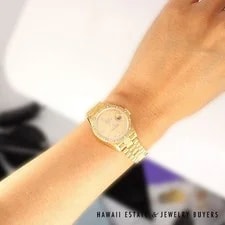 Rolex Lady-Datejust 26mm 18K Yellow Gold Diamond Bezel Ref 69288 2