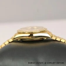 Rolex Lady-Datejust 26mm 18K Yellow Gold Diamond Bezel Ref 69288 4