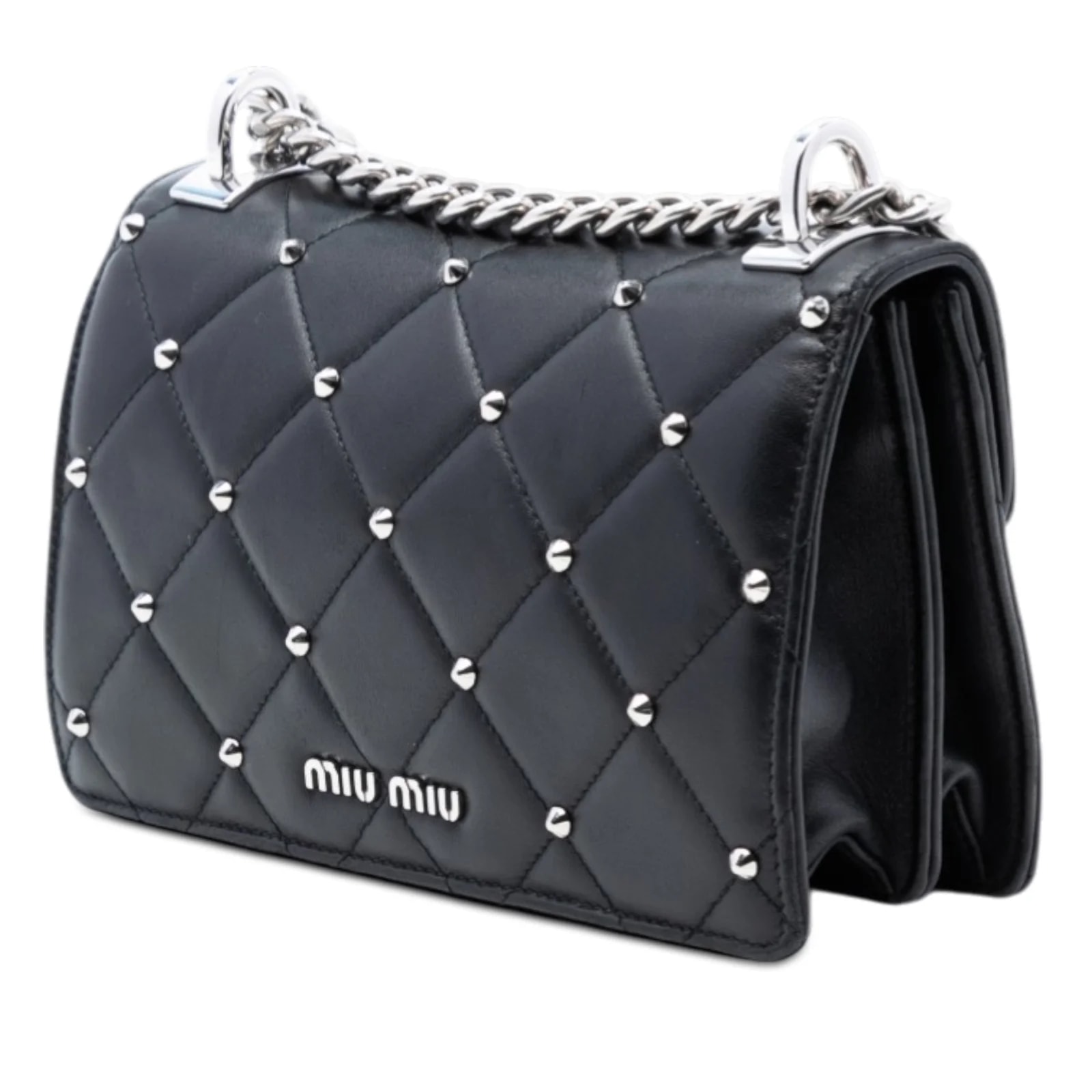 Studded Matelasse Flap Crossbody 2