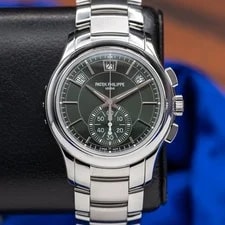 Patek Philippe Complications Flyback Annual Calendar Green Steel 5905/1A-UNWORN 2