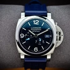 Panerai Luminor BiTempo 44mm Blue Dial — PAM01361 — Complete Set — 12/2023 Card 2