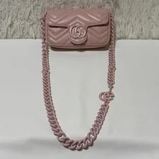 Gucci GG Marmont Light Quilted Chain Italy 699757 2