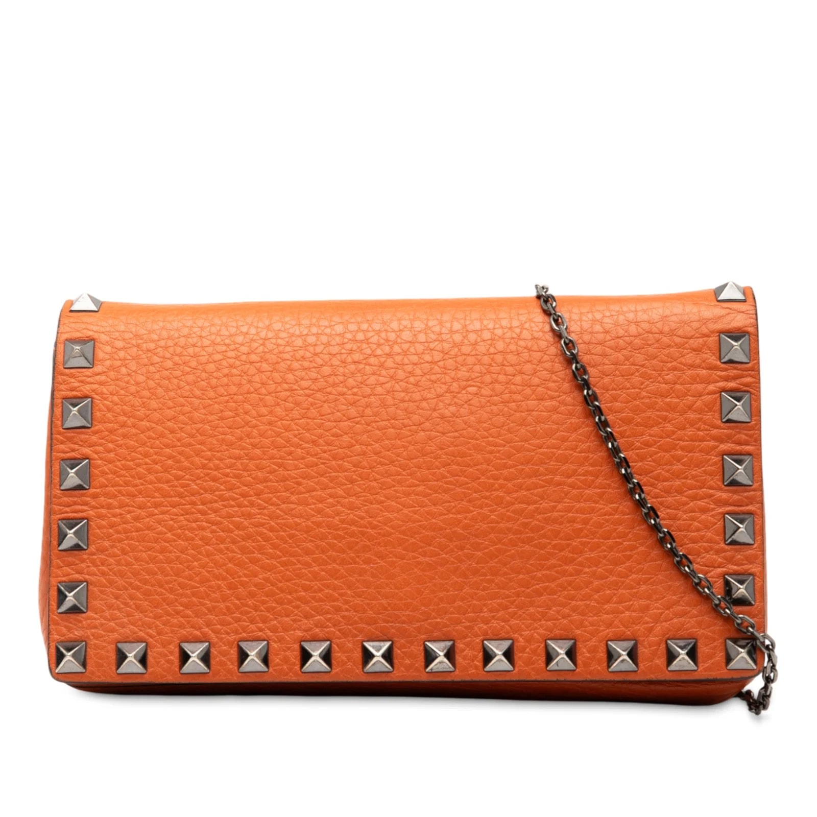 Valentino — Pebbled Rockstud on Chain — Handbag — resale
