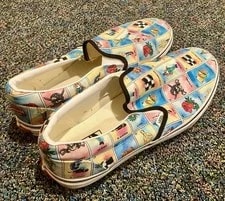 Vans Classic Slip on Los Loteria Cards 12 Excellent Condition 2