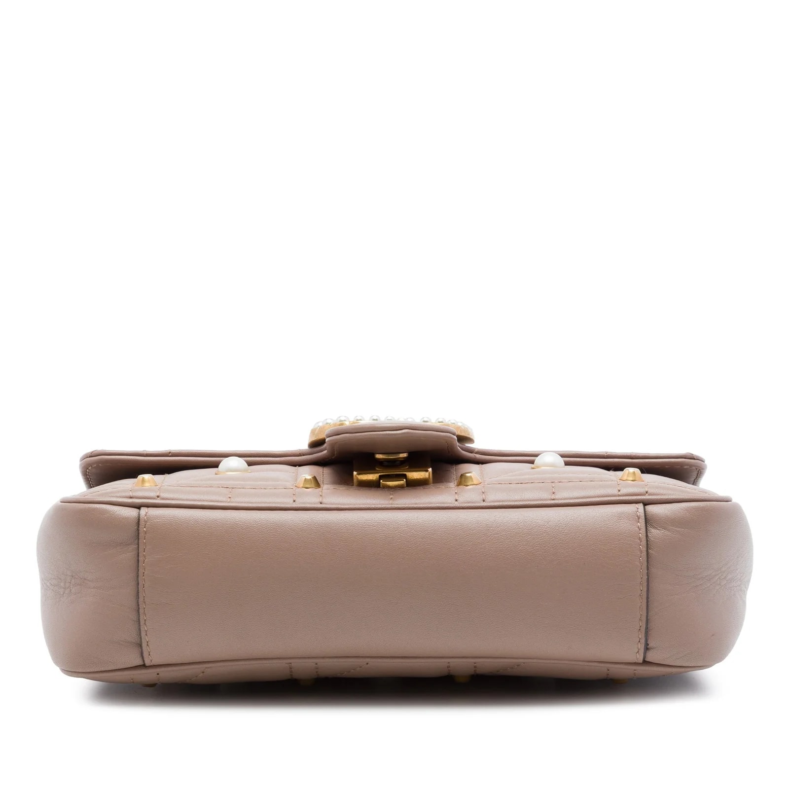Small GG Marmont Studded Matelasse Aria 3