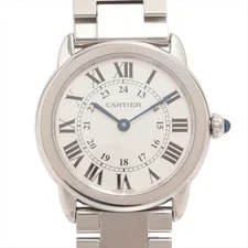 Cartier — Cartier Rondo Solo Doo W6701004 SS QZ Silver-Face — Watch — resale