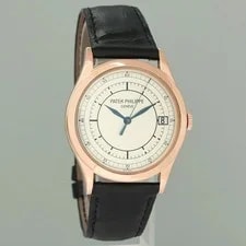 Papers Patek Philippe 5296R Rose Gold Calatrava Sector Leather Box 4
