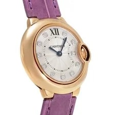 Cartier Ballon Bleu WJBB0019 Pink Gold 28.0mm Silver Dial Quartz #YKW469 3