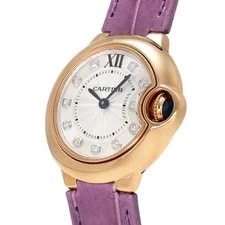 Cartier Ballon Bleu WJBB0019 Pink Gold 28.0mm Silver Dial Quartz #YKW469 4