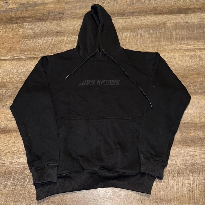Lord Knows Black Hoodie G59 2