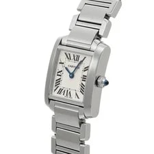 Cartier Tank W51008Q3 ( 2384) 18mm Stainless Steel Silver #WW4313 2