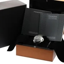 Panerai — Panerai Luminor 1950 PAM00347 45mm SS Black Dial Automatic GMT Power #C118 — Watch — resale