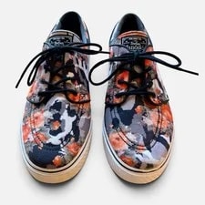 Nike SB Stefan Janoski Digi Floral Camo Mandarin 2013 Size 8.5 Low Top 2