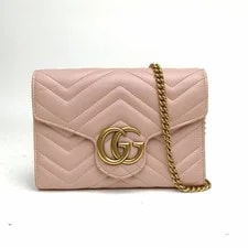 Gucci GG Marmont Envelope Wallet on Chain 20cm Crossbody 2