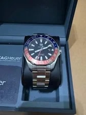 Tag Heuer 43mm WAY201F-0 Aquaracer GMT Pepsi Automatic Steel 2