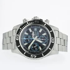 Breitling Superocean II Chronograph Blue & Black Dial Stainless Steel A13341 2