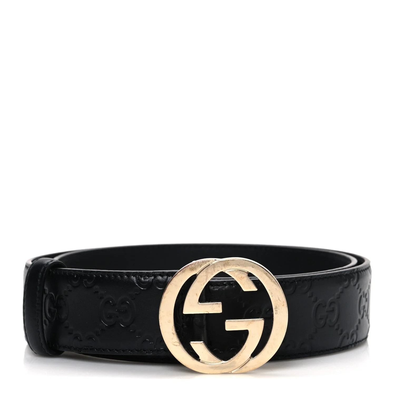 Gucci — Interlocking G 37mm Belt 85 34 — Accessory — resale
