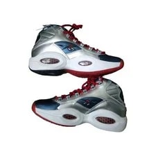 Sz 9 Iverson Reebok Harden X Question Mid Shoes FZ1366 AI Answer Patriots 2