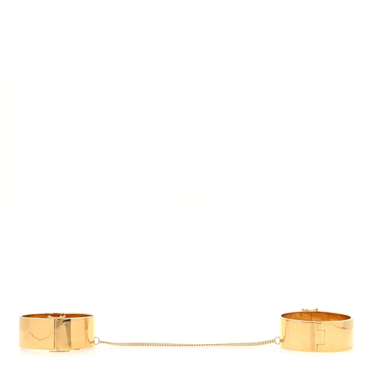 Saint Laurent — Metal Double Chaine Cuff M — Jewelry — resale