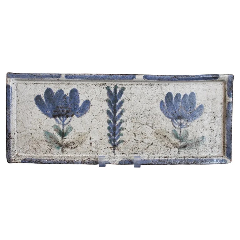 Gustave Reynaud, Le Murier — French Ceramic Tray By Gustave Reynaud / le Mûrier — decorative_object — resale